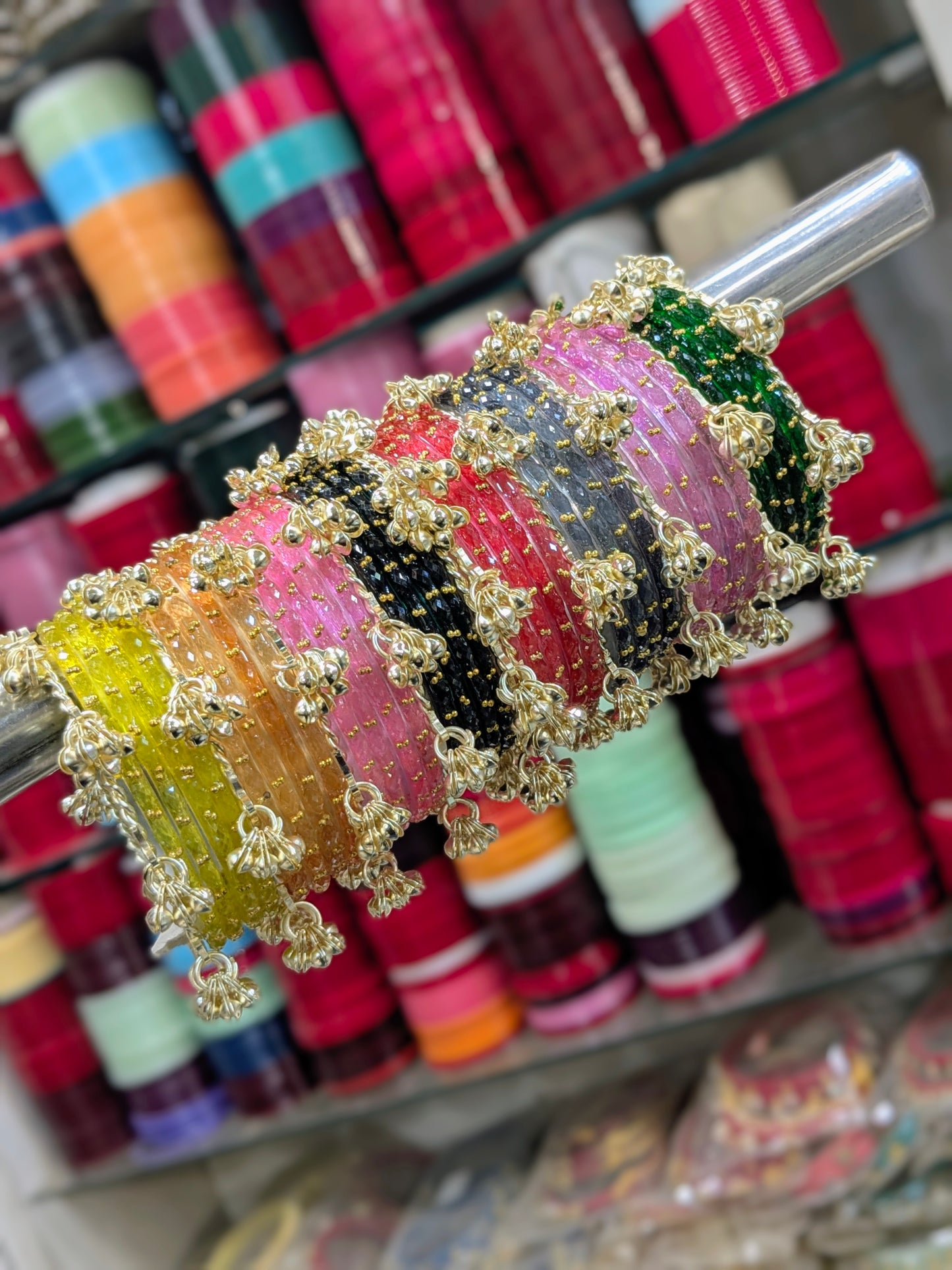 Raindrop premium Kashmiri bangles set