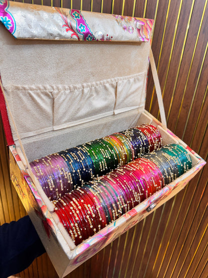 ✨ Trending Pearl Design Glass Bangles Collection ✨