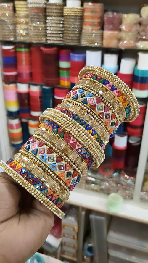 THREAD multy bridal bangles