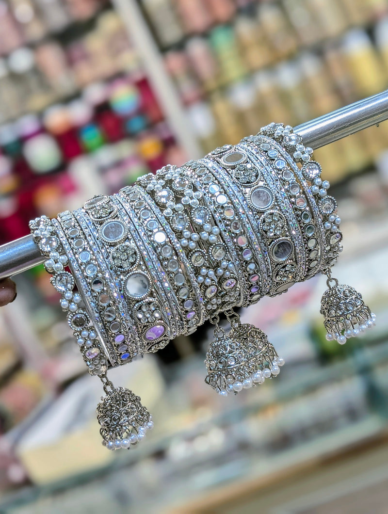 Mirror special bangles set