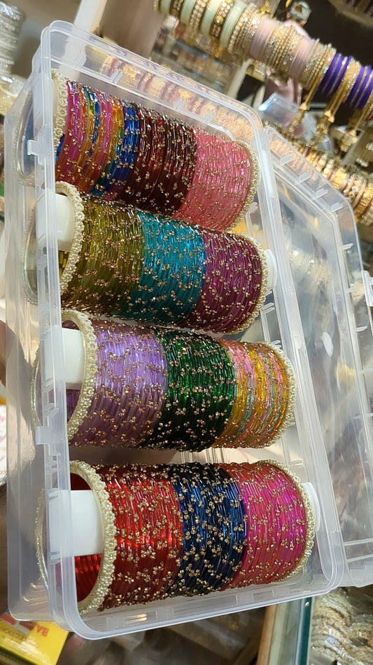 Raindrop pro glass bangles
