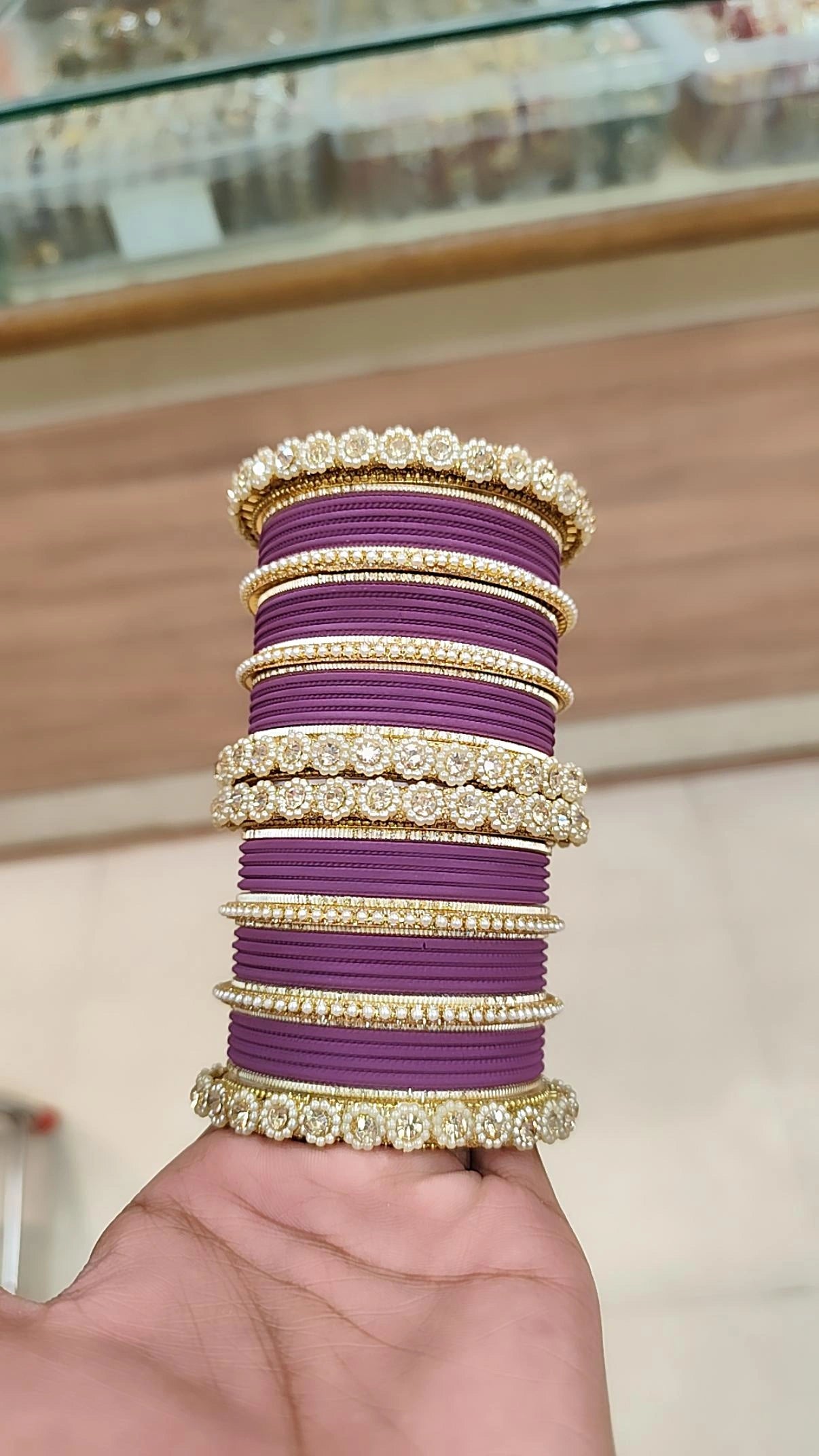 Pearl bangles set