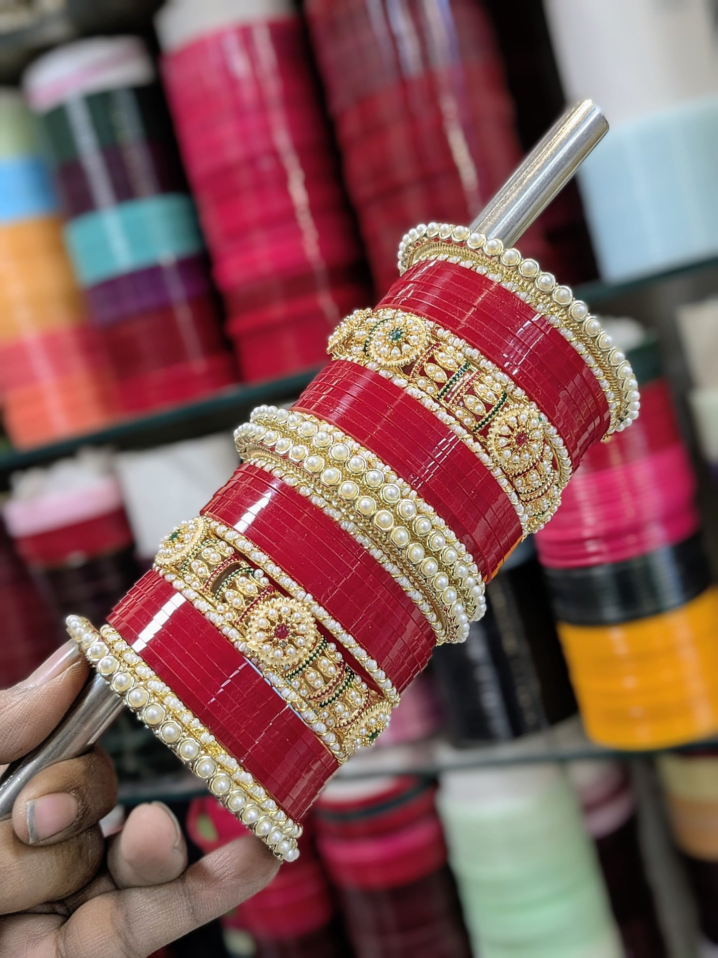 POLKI PUNJABI BRIDAL BANGLES