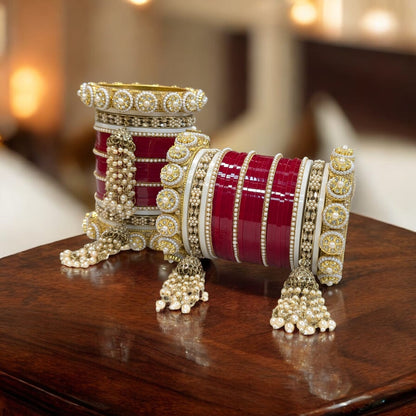 Bridal jhumkhi bangles