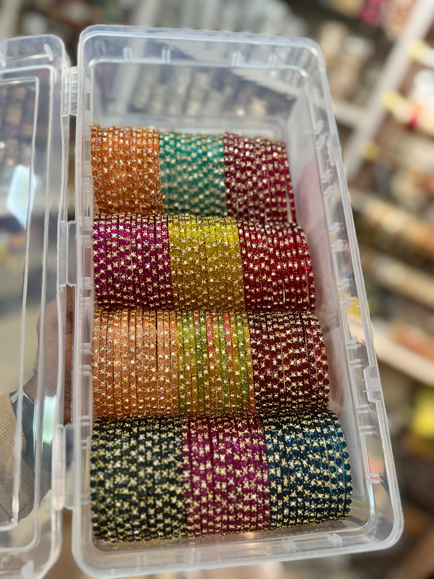 Premium glass bangles 12 dozen 
Lotus bangles (raindrop)