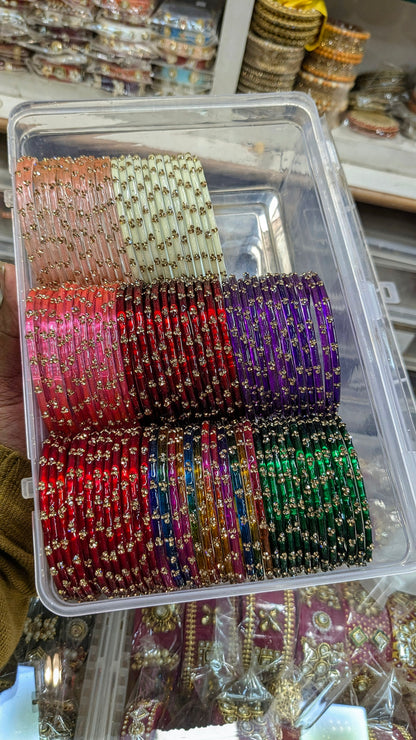 3 drop pro glass bangles