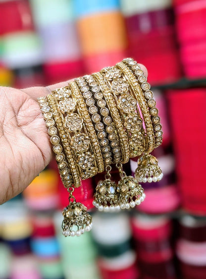 6 PC COPPER BANGLES SET