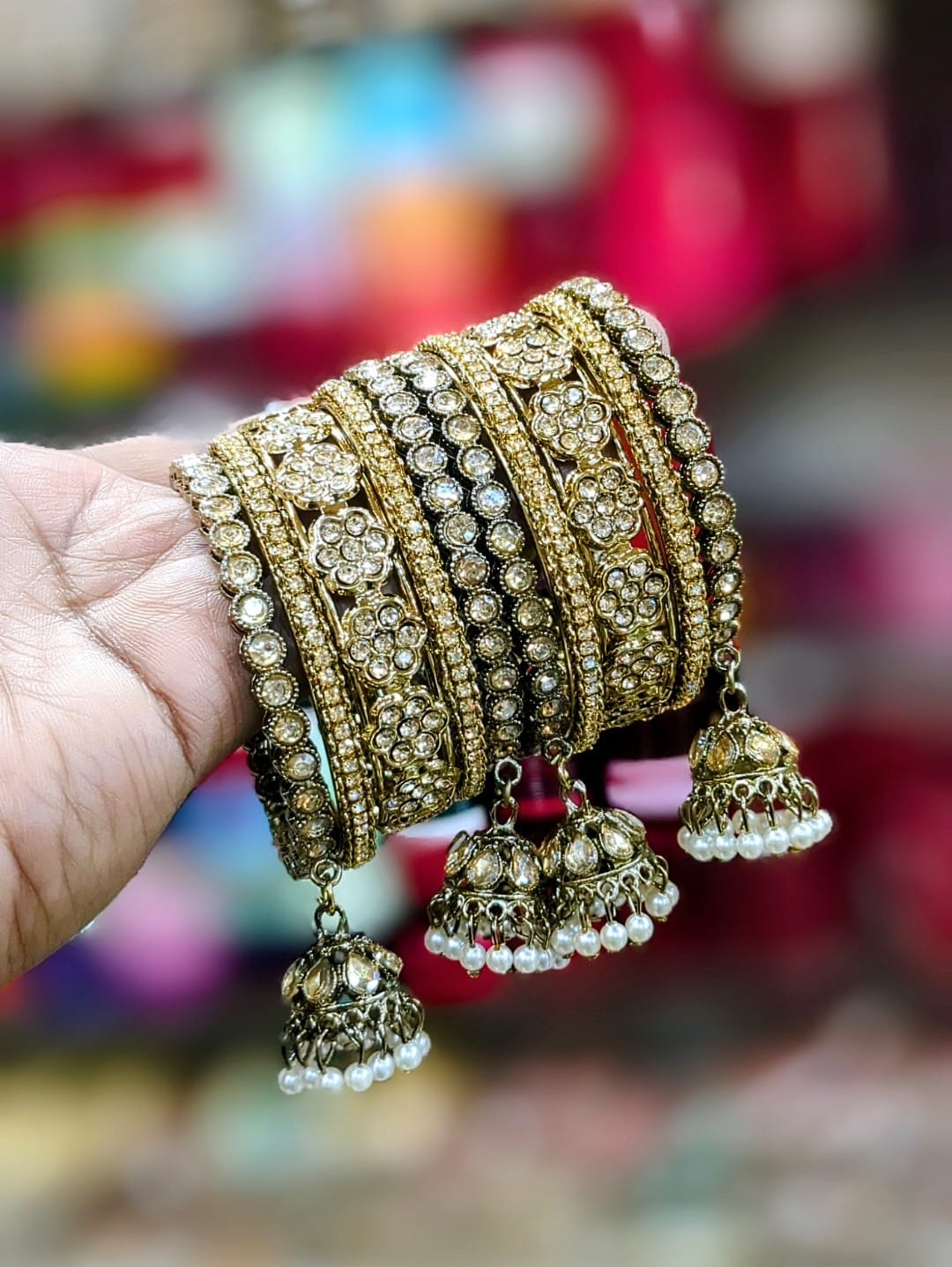 6 PC COPPER BANGLES SET