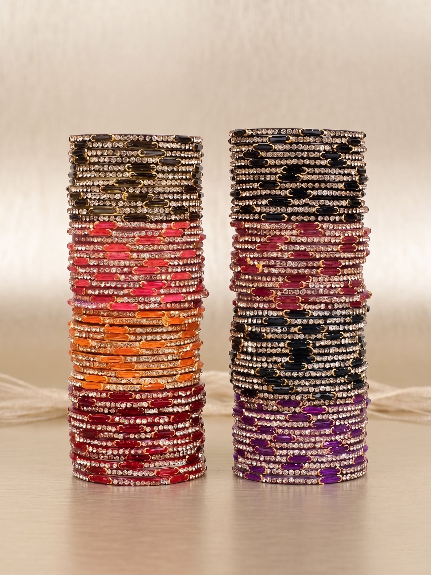MOON GLASS BANGLES