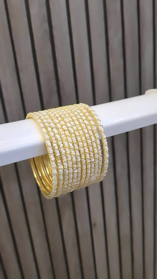 12 pearl bangles