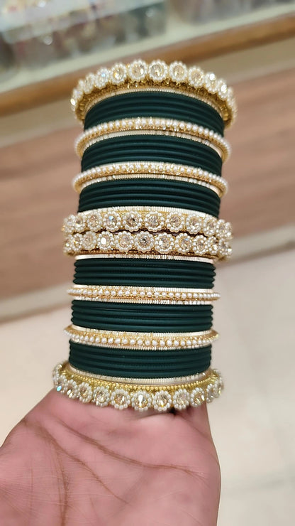 Pearl bangles set