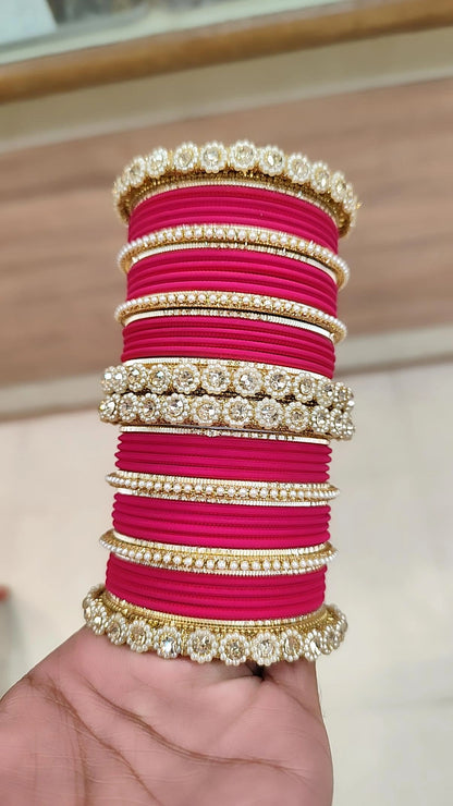 Pearl bangles set