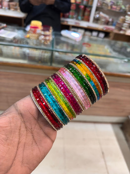 New jelly cutting multy bangles
