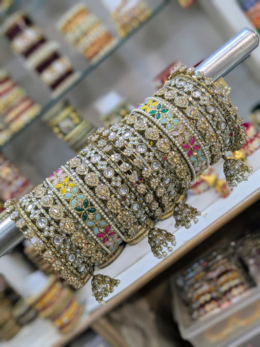 Copper multy bangles set