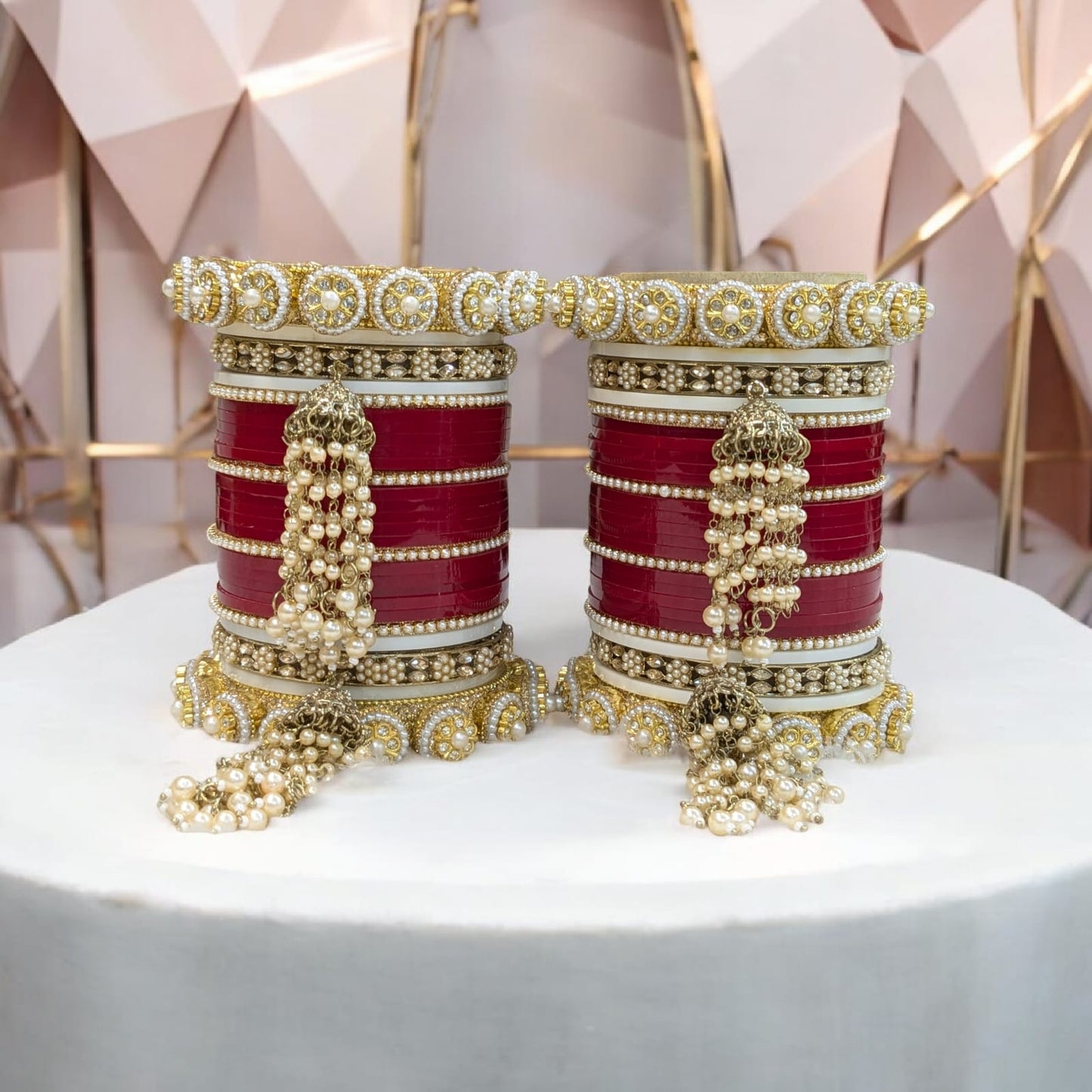 Bridal jhumkhi bangles