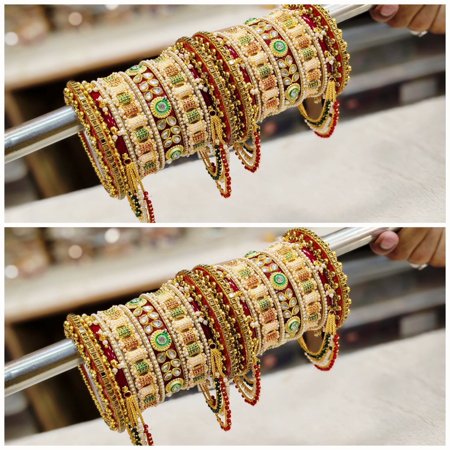 RAJWADI BRIDAL BANGLES