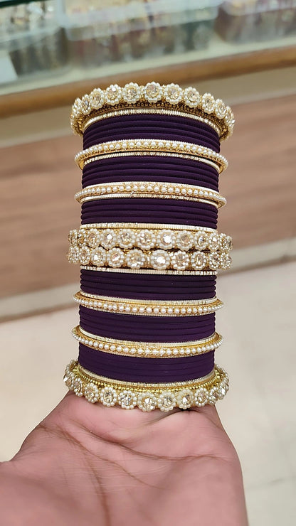 Pearl bangles set