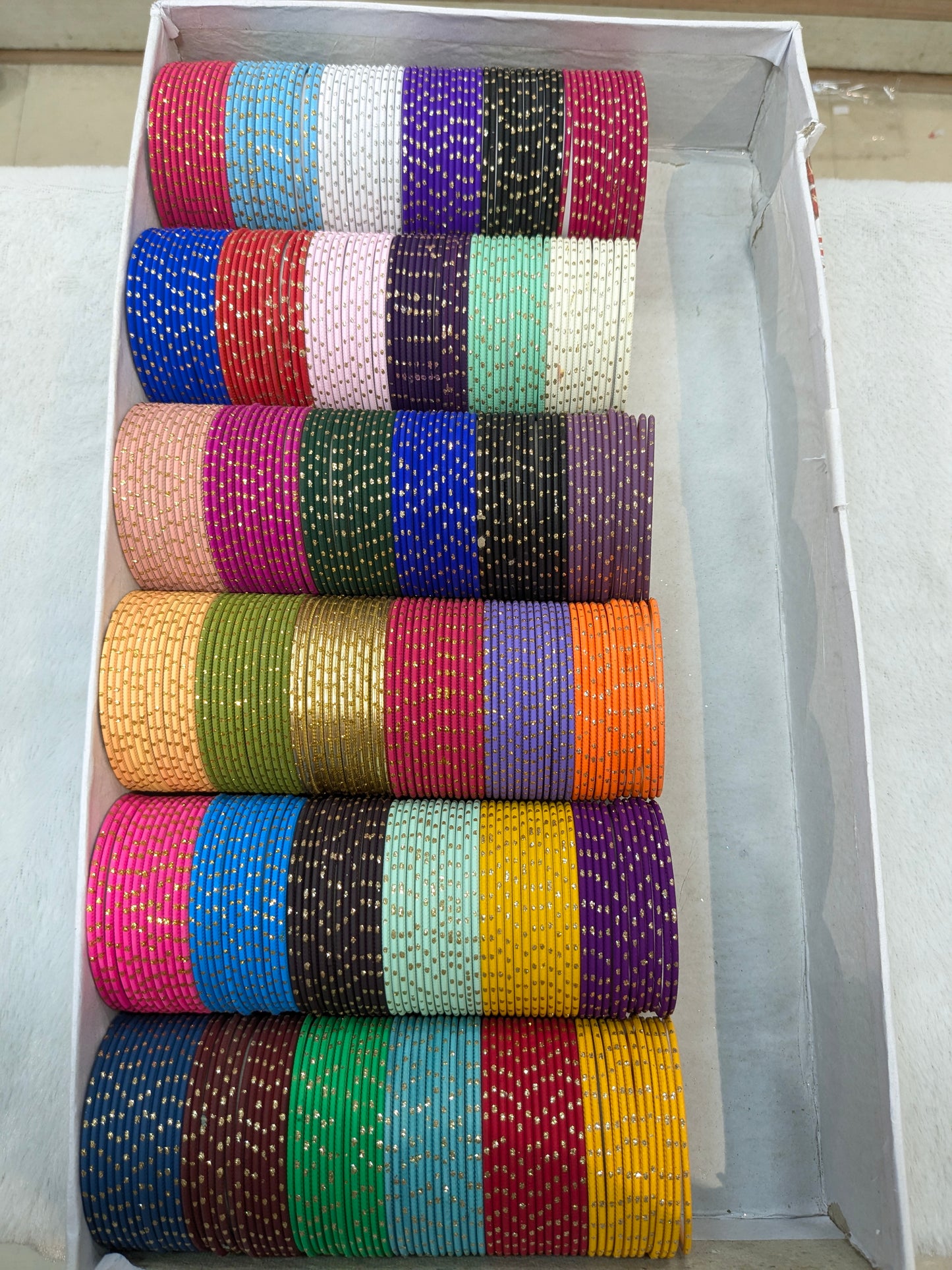 36 DOZEN DOTTED BANGLES