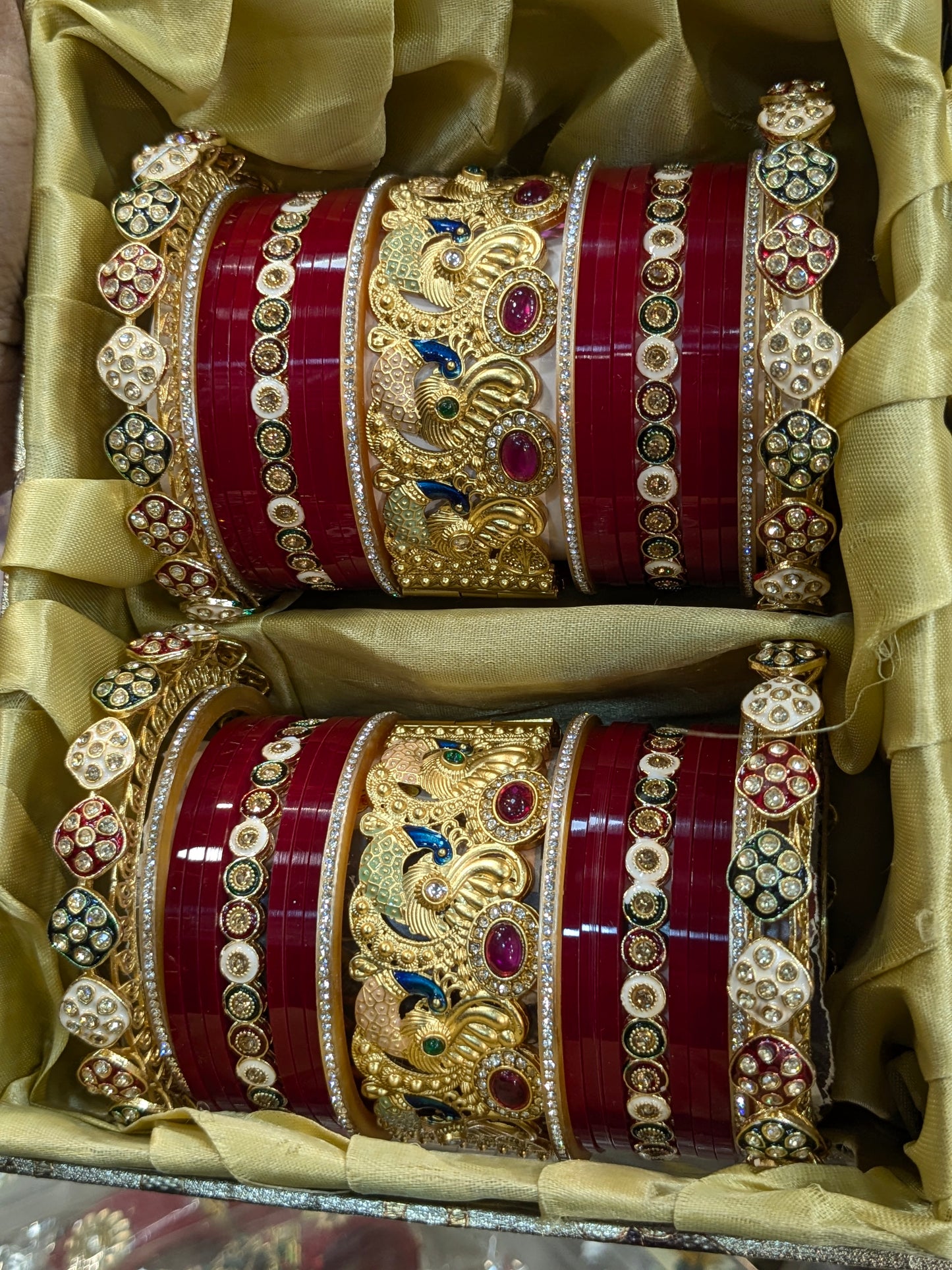 Peacock bridal special bangles