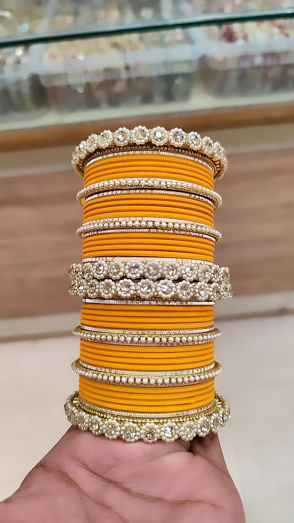 Pearl bangles set