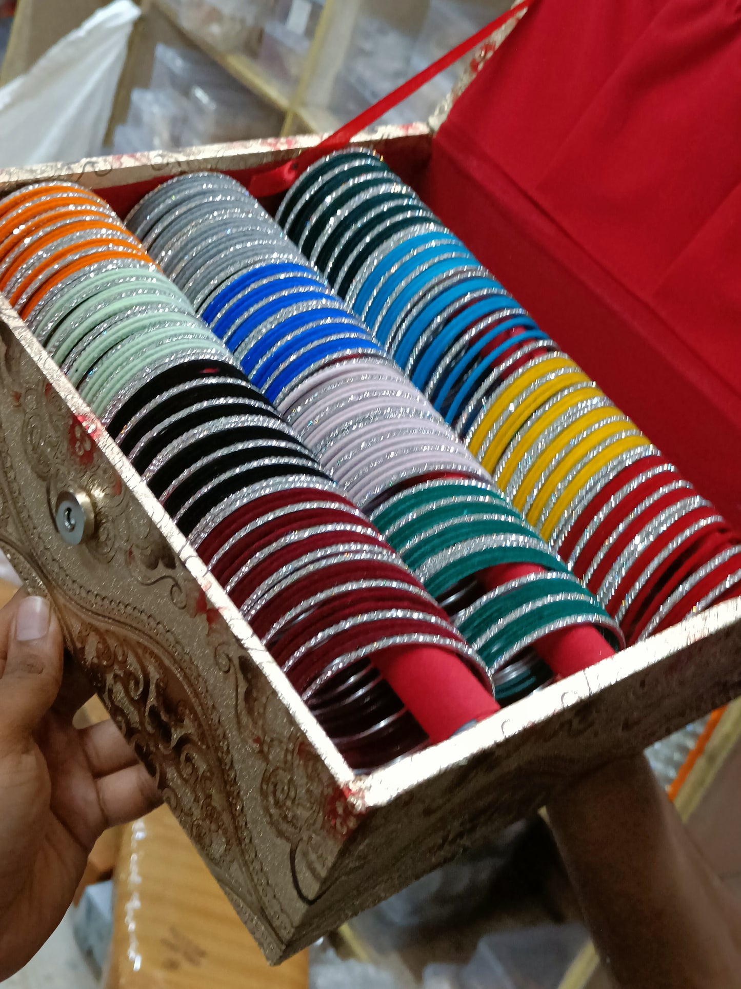 12 bangles set of velvet