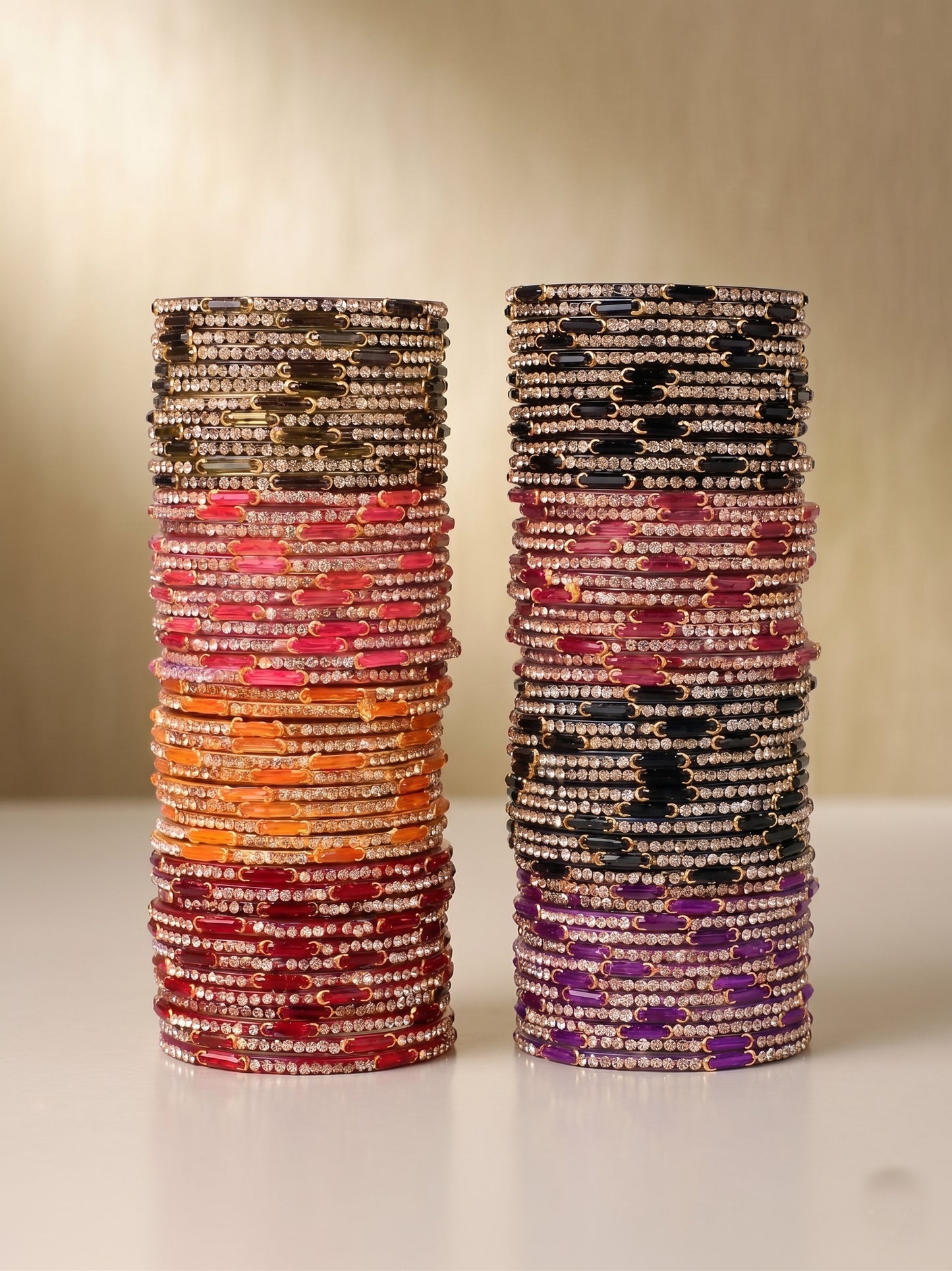 MOON GLASS BANGLES