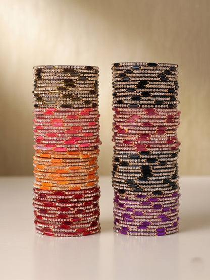 MOON GLASS BANGLES