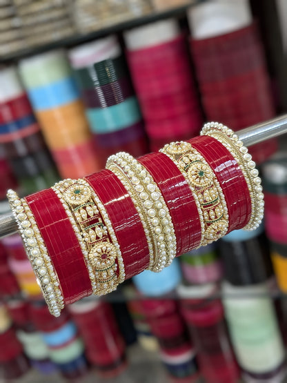POLKI PUNJABI BRIDAL BANGLES