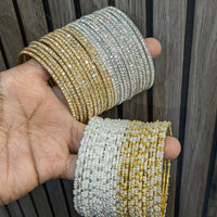 GOLDEN SILVER BANGLES